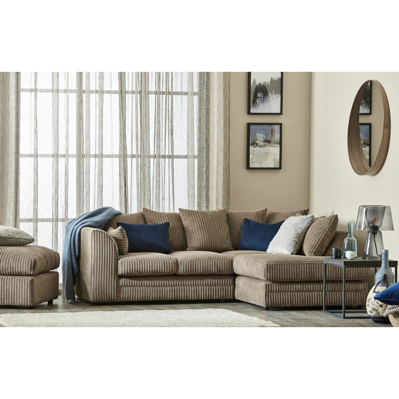 Moana 3 - Piece Living Room Set, Right Hand Facing, Coffee