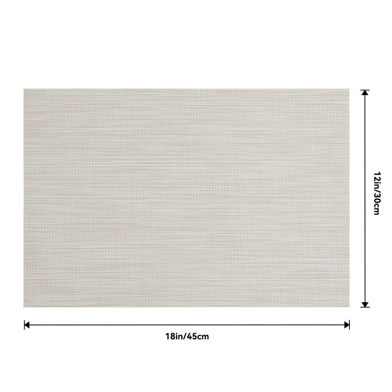 Polyester, Plastic, Beige/White