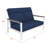 Townsend Metal Outdoor Loveseat With Sunbrella Cushion-116257304-116257301