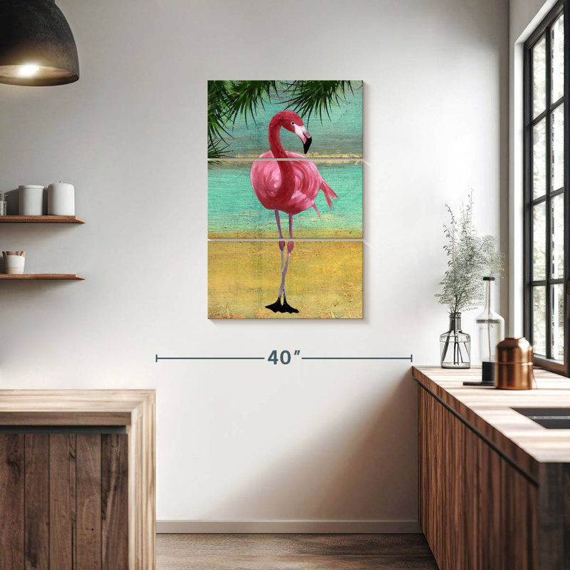 Brampt Flamingo Frame I, 38" H x 24" W