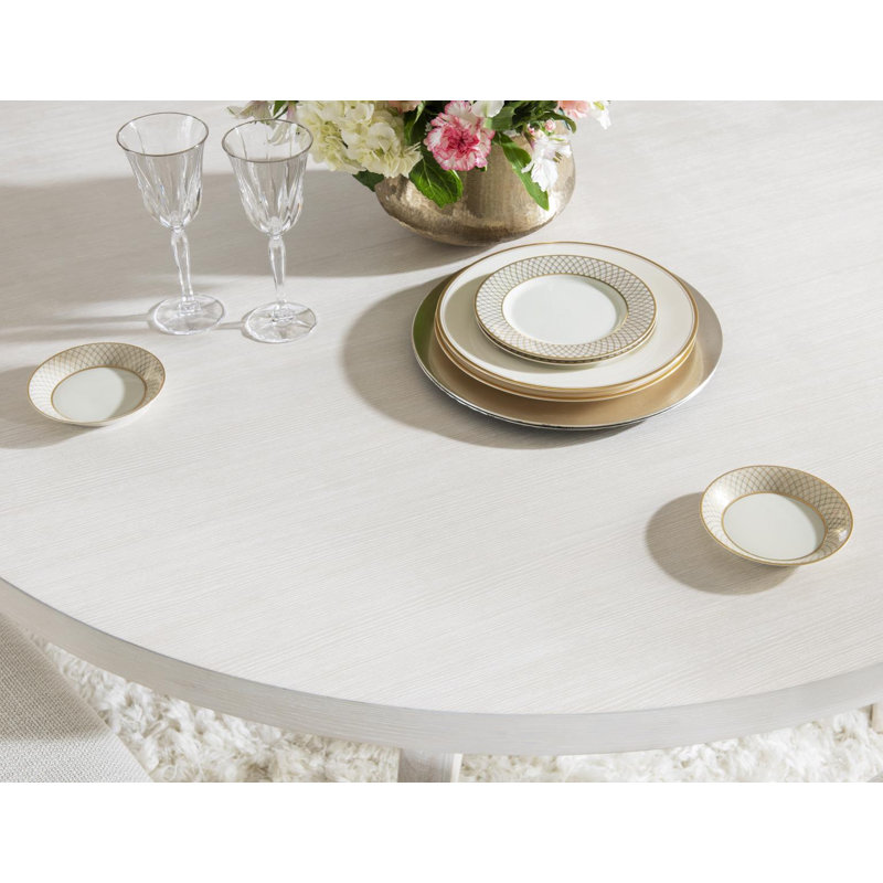 Table de salle à manger ronde, Blanc