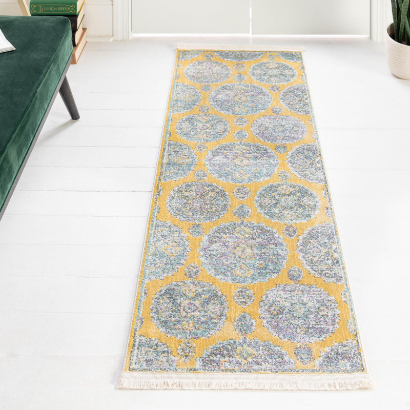 Haefner Floral Indoor Rug, Runner 2'7" x 10'