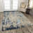 Wool Abstract Indoor Rug-1415212257