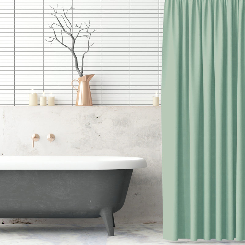 Shower Curtain, Mint Green
