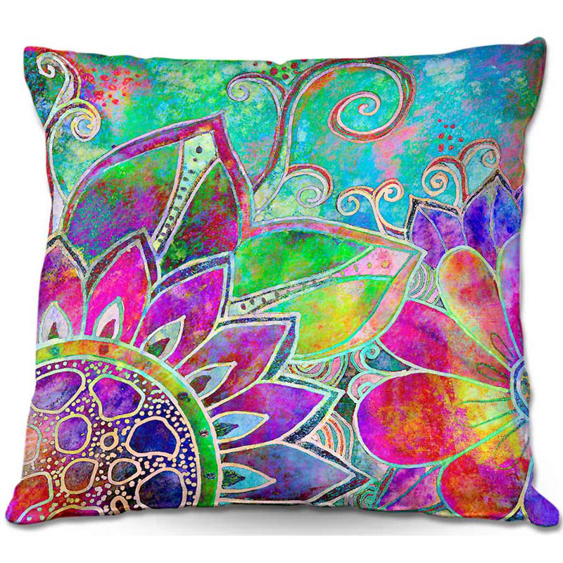 Robin Mead Jubilant Throw Pillow, 18" H x 18" W x 5" D