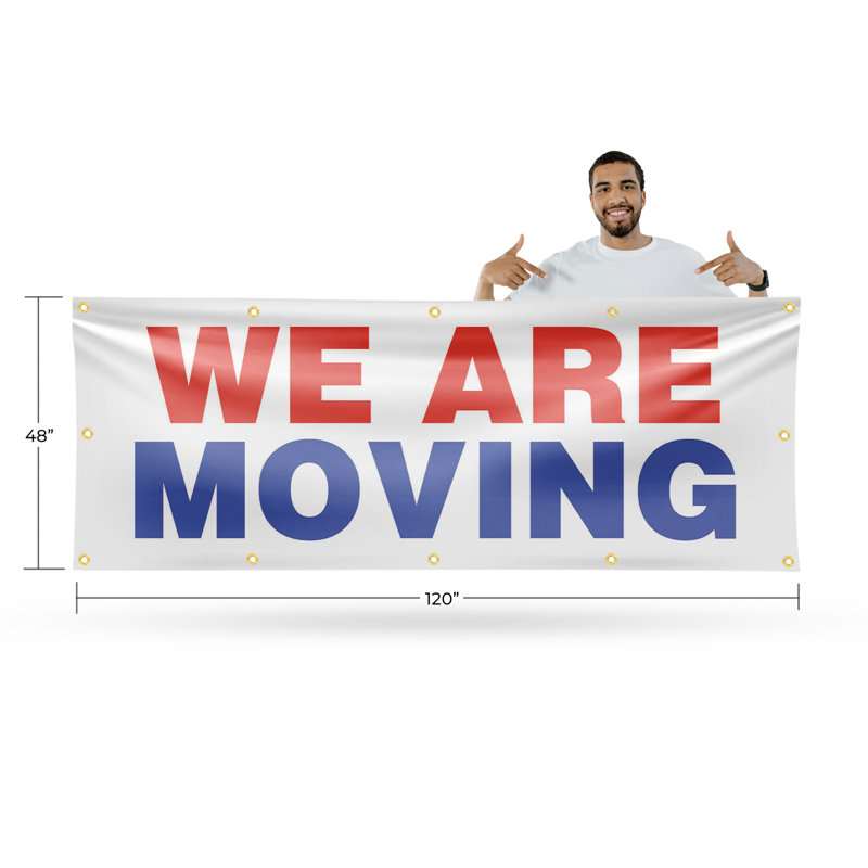 We Are Moving Banner