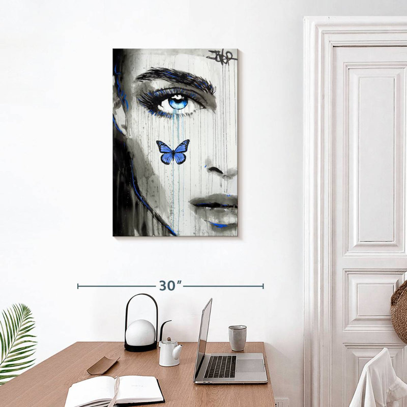 Karma bleu Leisha, H 30 po x l 20 po