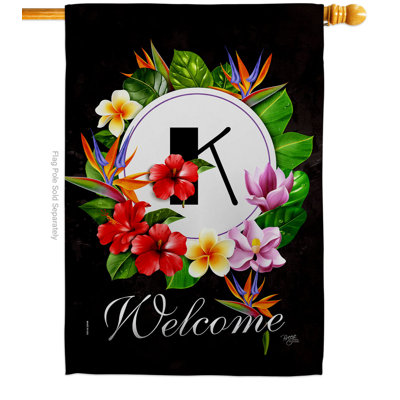 Double Sided 40'' H x 28'' W Polyester House Flag