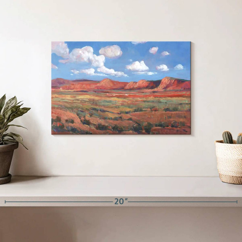 Distant Mesa I, 8" H x 12" W