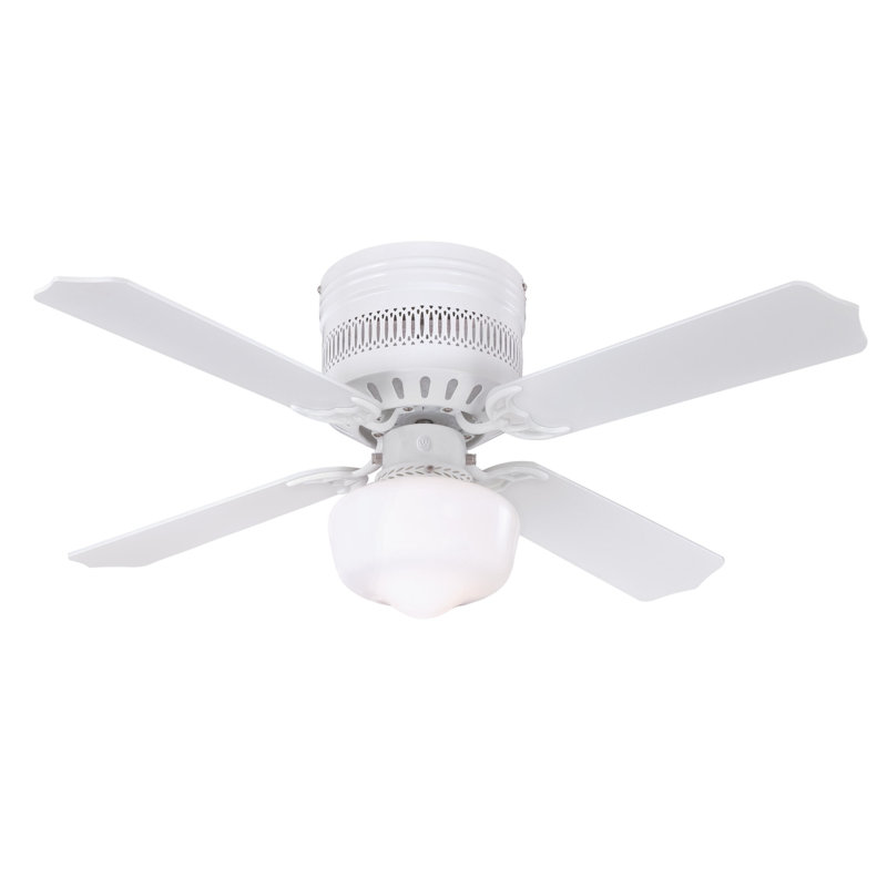 Shera 42'' Ceiling Fan with Light Kit, White