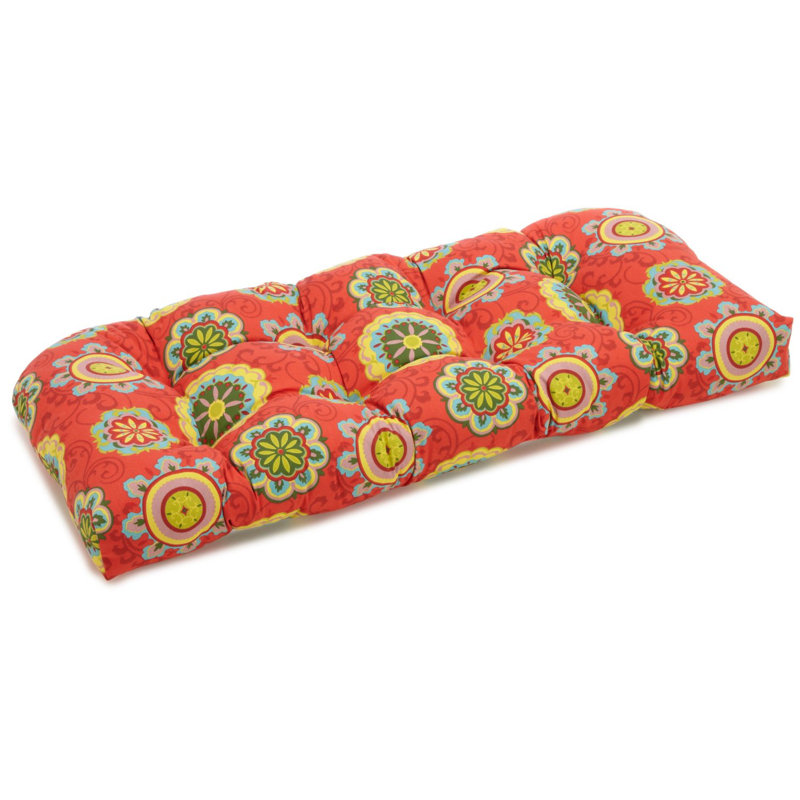 Outdoor 5'' Bench Seat Cushion, Farmington Terrace Grenadine