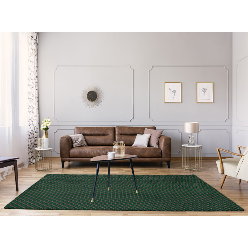 Chenille Geometric Indoor Rug, Rectangle 8' x 10'