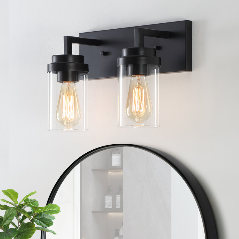 Mechthilde Dimmable Vanity Light, Black, 2