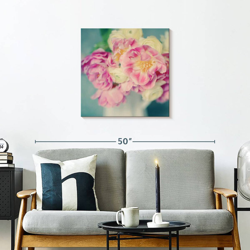 Arney Blushing Blooms I, 24" H x 24" W