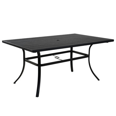 Errik Metal Dining Table by Winston Porter
