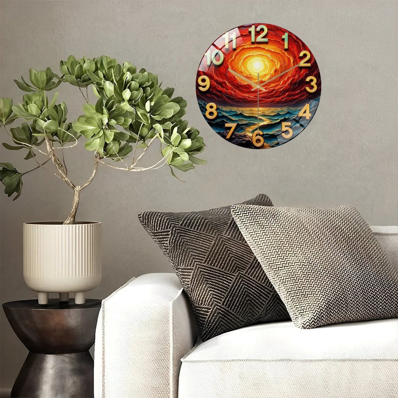 Horloge murale 12 po