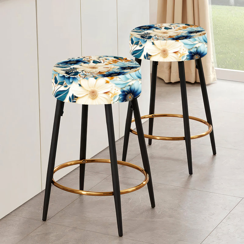Ensemble de 2 tabourets de bar Boho