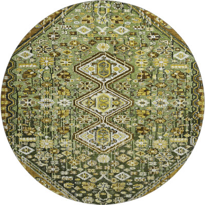 Premium Machine Washable Ashington AMF1834 Aztec Rug
