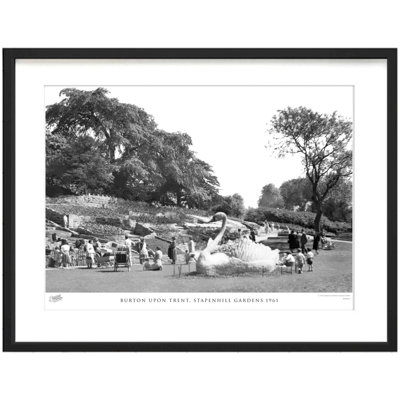 Burton upon Trent, Stapenhill Gardens 1961 1 Piece Single Picture Frame Wall Art