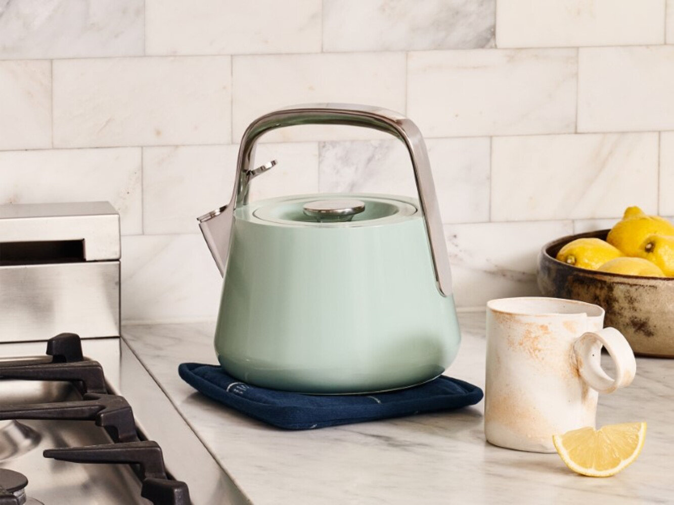 Caraway Stovetop Whistling Tea Kettle, Mist