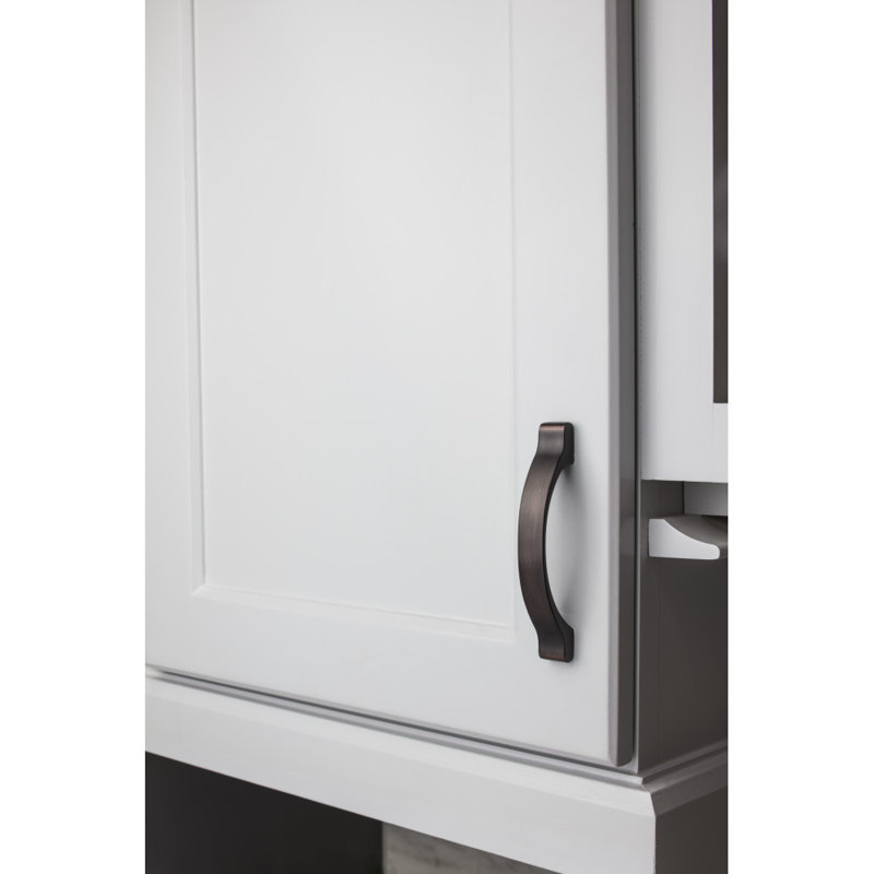 Brushed Oil Rubbed Bronze Arch Bar Pull with Mounting Hardware