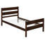 Lit plateforme simple en bois massif-130523407