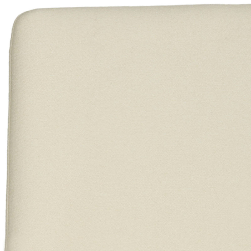 20'' H Metal Armchair, Beige Velvet