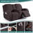 Harriet Box Cushion Recliner Loveseat Harriet with Console, Stretch Anti-Slip Reclining Slipcover for 2 Cushion Couch with Pockets-1786455800