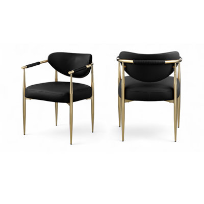 Virella Vegan Leather Upholstered Dining Chair