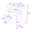 Meuble-lavabo simple autoportant en bois avec lavabo en céramique et rangement polyvalent Mathena-1421972025