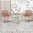 Ensemble de mobilier de patio, ensemble de conversation 3 pièces en résine tressée avec table et 2 chaises en résine, ensemble de conversation pour le jardin-184581754