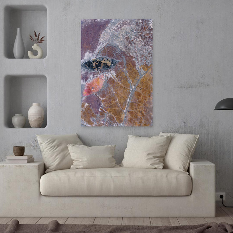 Art contemporain, art contemporain abstrait, H 36 po x l 24 po
