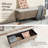 Elmont 47.24" W Solid Wood Upholstered Storage Bench