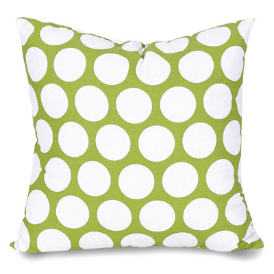 Polka Dot Square Throw Pillow