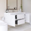Meuble-lavabo mural simple 48 po avec plateau en résine intégré blanc-2061059036-2061059038