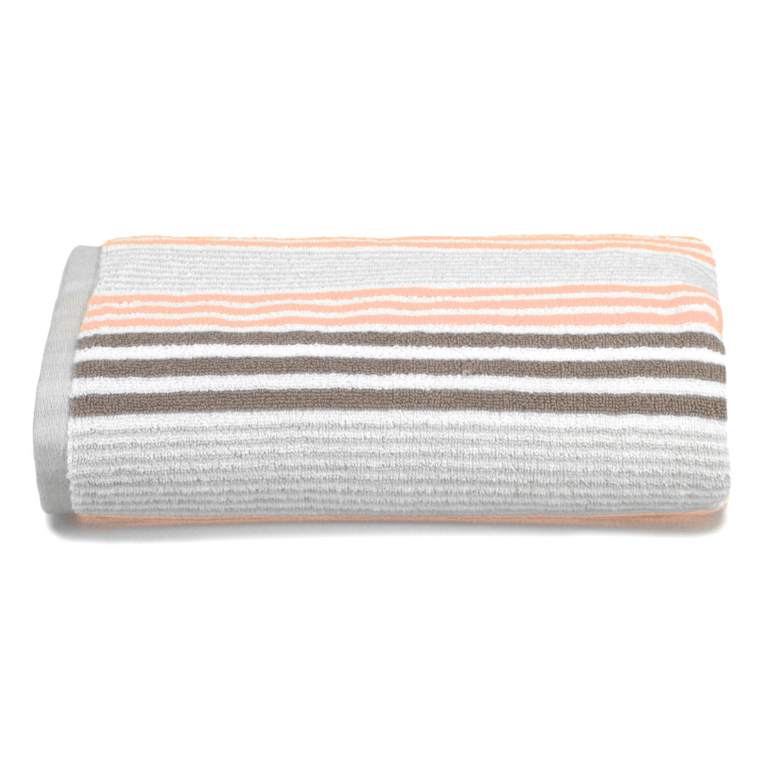 Striped Bath Towel Single