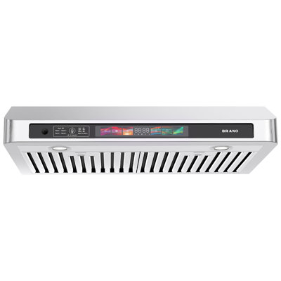 30 Inch Ducted Under Cabinet Range Hood 900 CFM with Voice, Gesture & Touch Control, Dual-Motor 4-Speed Kitchen Hood, 3-Way Venting Vent Hood, Dishwasher-Safe Baffle Filters