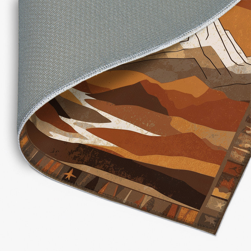 Tapis intérieur et extérieur Celestial Canyon, Rectangle 1 pi 6 po x 2 pi 6 po