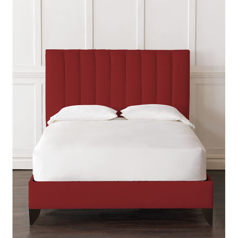 Kyler Upholstered Headboard, Red, King