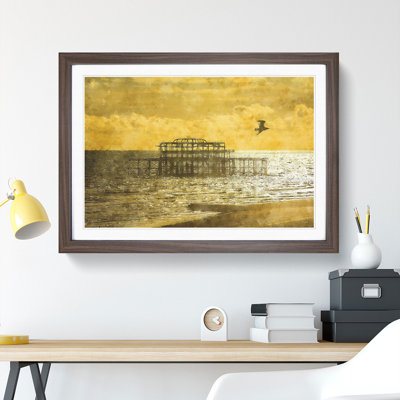 Brighton West Pier at Sunset - Picture Frame Painting