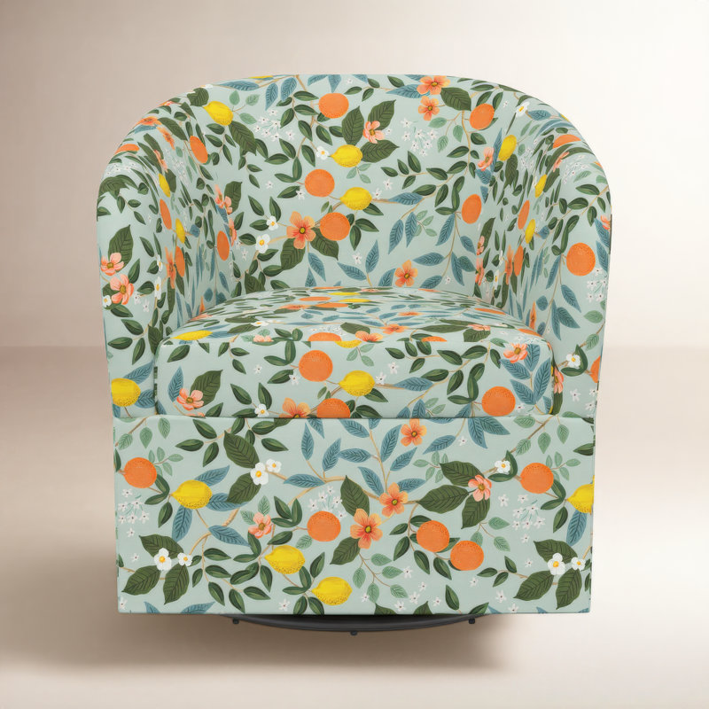 Chaise pivotante Pembroke, Lin menthe RPC Citrus Grove