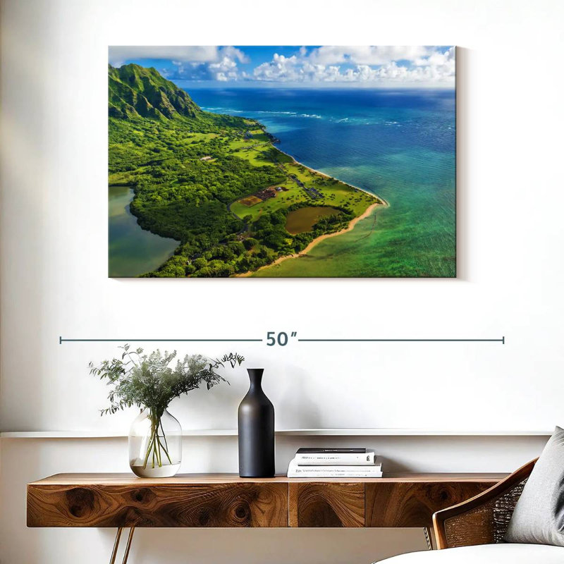 Gillard Coastal Kaneohe Bay, H 26 po x l 39 po