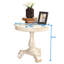 Table d'appoint ronde noire 26 po, base piédestal, table d'appoint 26,5 po noire-1140481700