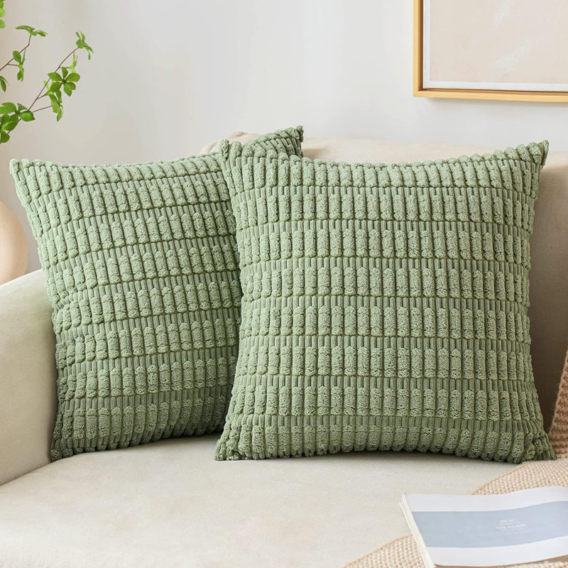 Housse de coussin, H 16 po x l 16 po, Rouille