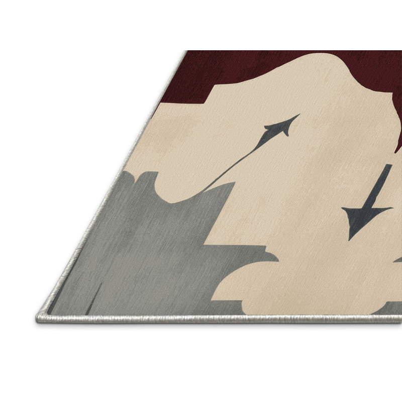 Elemental Streams Rug, Round 4'