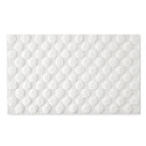 kate spade new york Dotted Woven Bath Rug, 21 in x 34 in, 100% Cotton Quick Dry French Navy Bath Mat