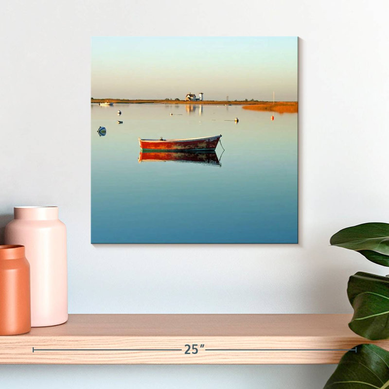 Mehar Stage Harbor Boat, 16" H x 16" W