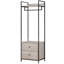 Alva Open Wardrobe with 2 Drawers-1028925241
