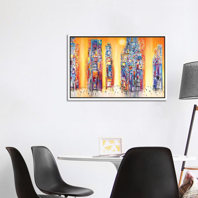 Sunset by Ekaterina Ermilkina - Painting on Canvas