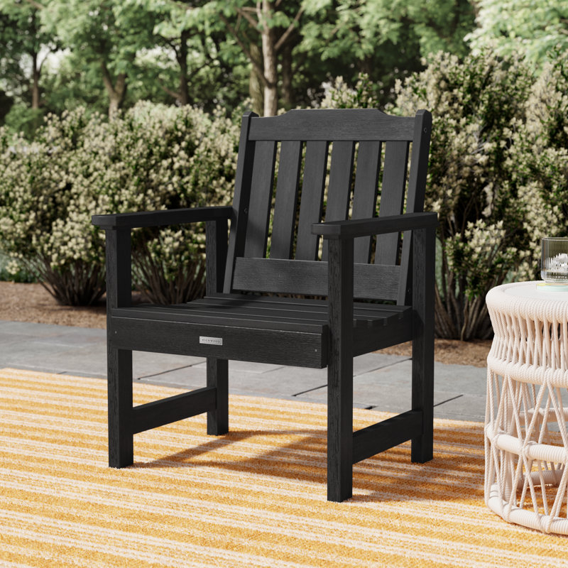 Outdoor Lounge Chair, Black